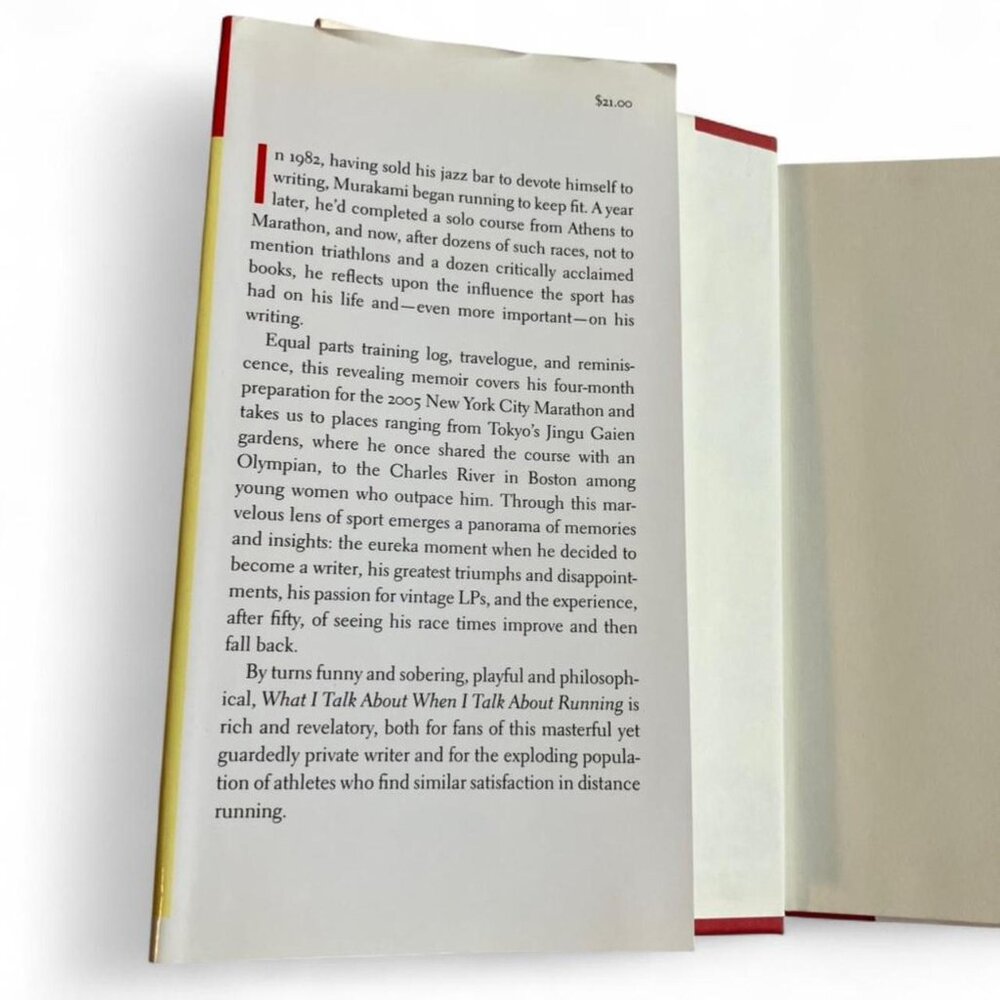 What I Talk About When I Talk About Running by Haruki Murakami - Hardcover Book - Picture 2 of 3